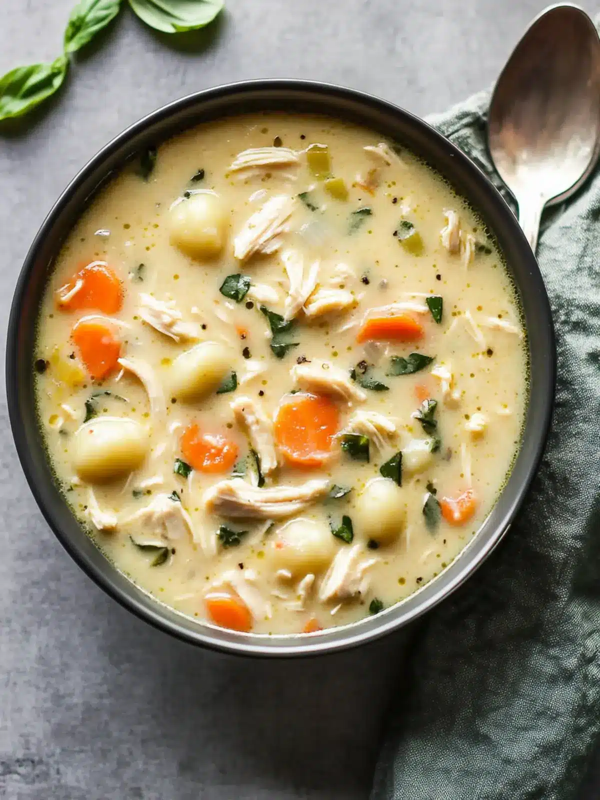 Crockpot Chicken Gnocchi Soup