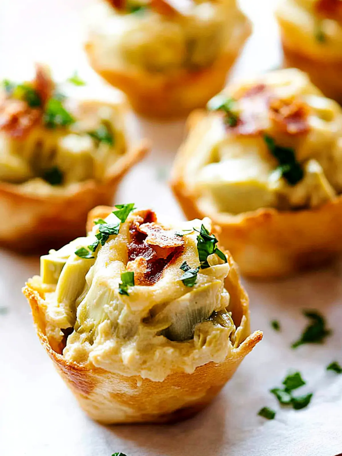 Artichoke Dip Bites
