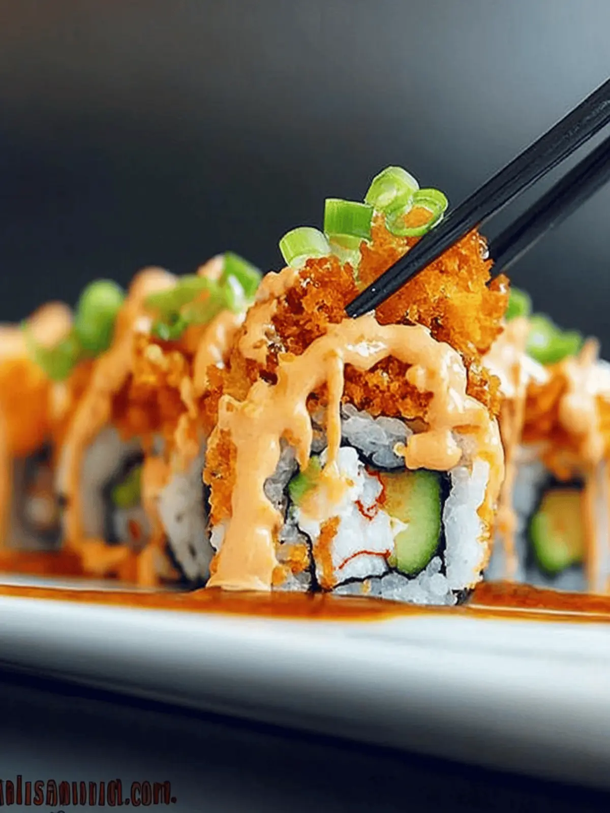 Create Your Own Volcano Roll: A Spicy Sushi Adventure! 4 Volcano Roll
