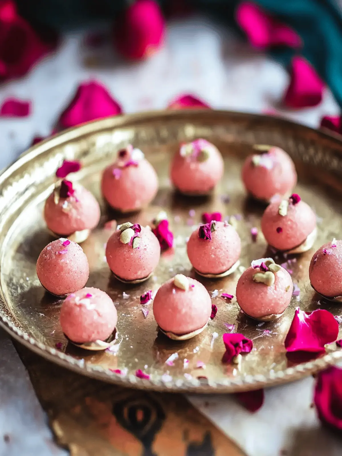 Delicious No-Cook Rose Badam Ladoo for Instant Festive Joy 3 Rose Badam Ladoo