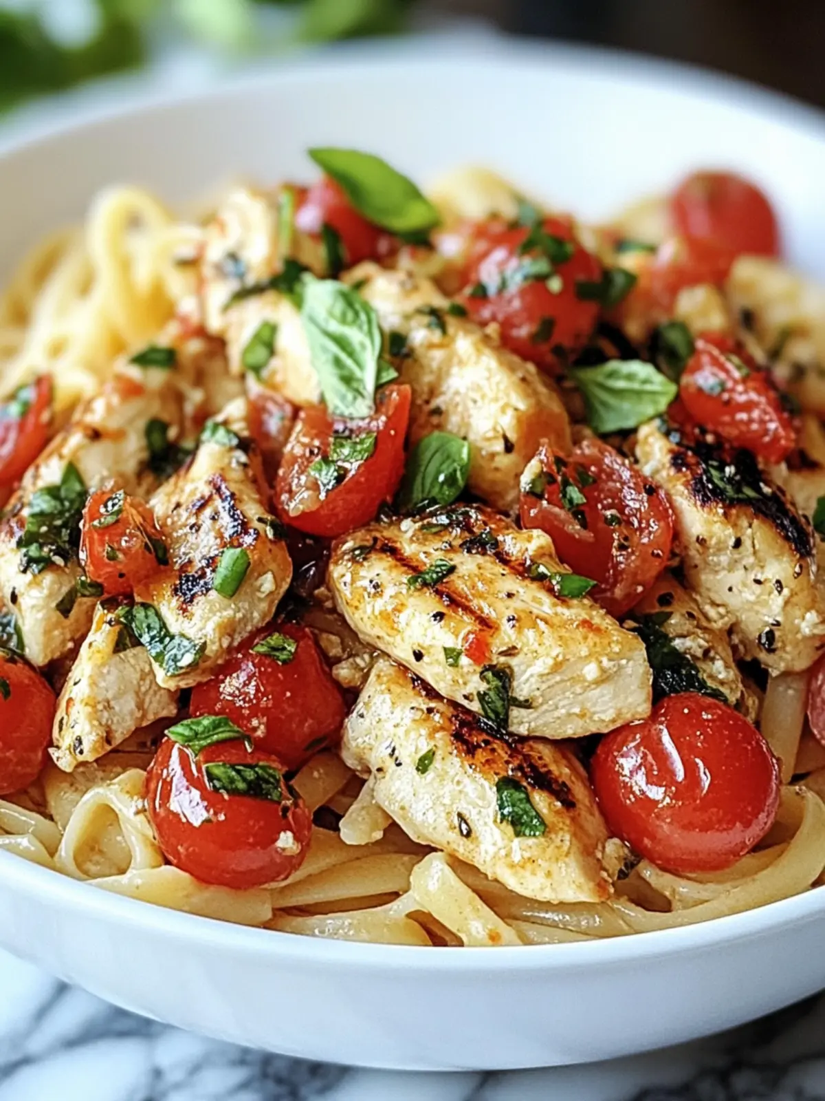 Bruschetta Chicken Pasta