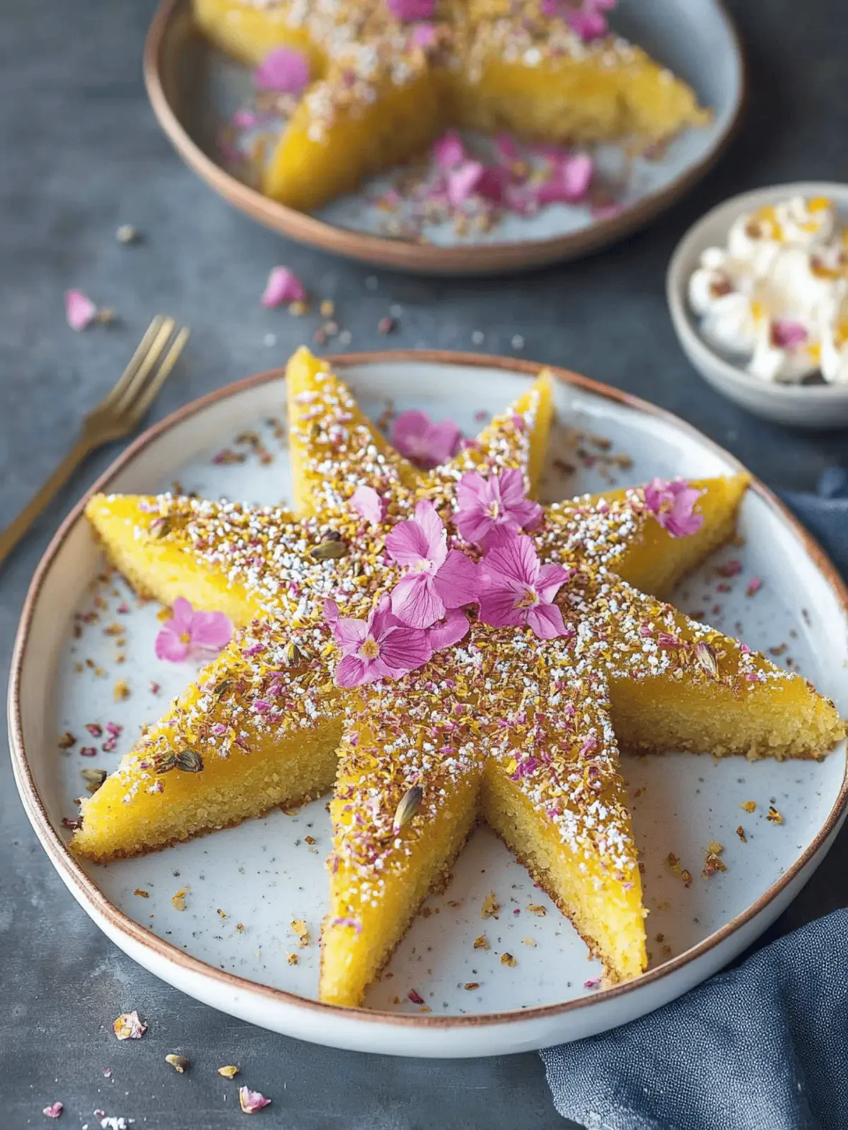 Persian Saffron Cake