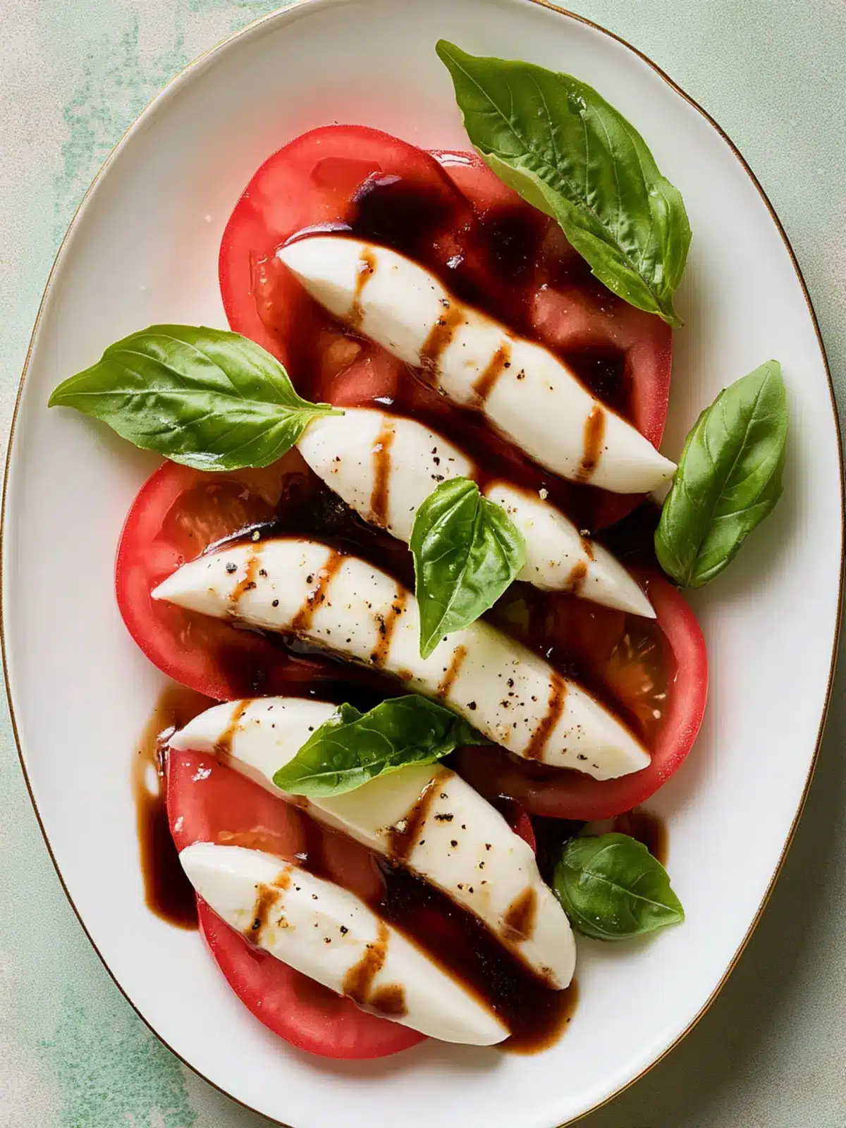 Fresh Caprese Salad with Balsamic Reduction Delight 4 Caprese Salad with Balsamic Reduction