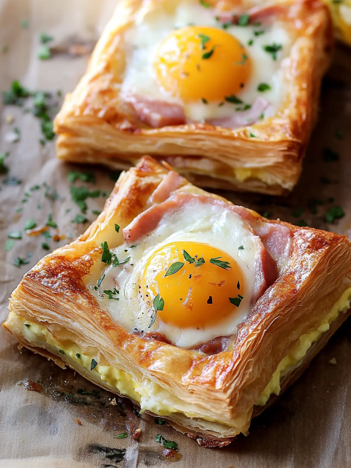 Puff Pastry Croque Madame: A Festive Breakfast Delight 2 Puff Pastry Croque Madame