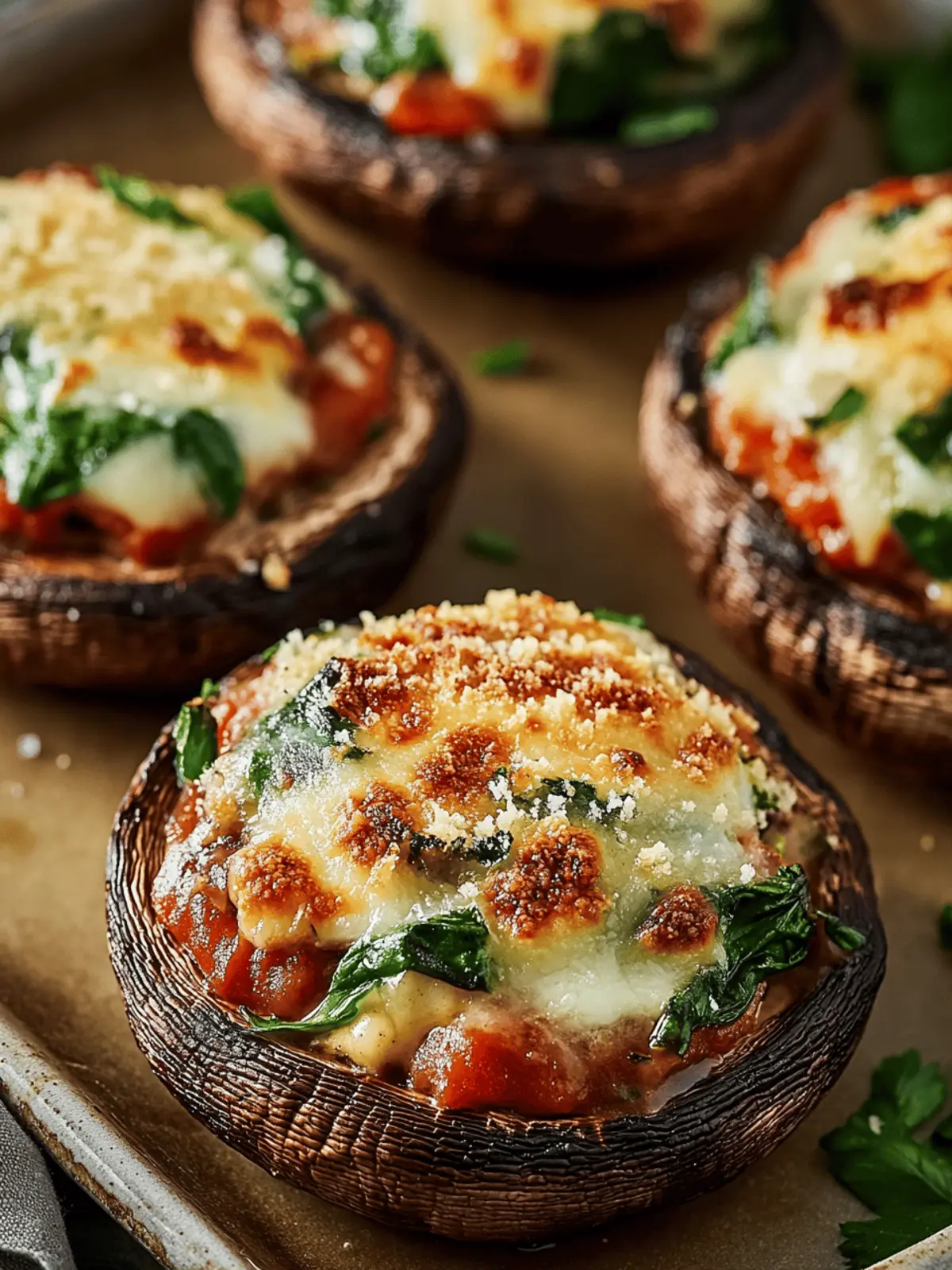 Stuffed Portobello Mushrooms: Your New Favorite Comfort Food 4 Stuffed Portobello Mushrooms