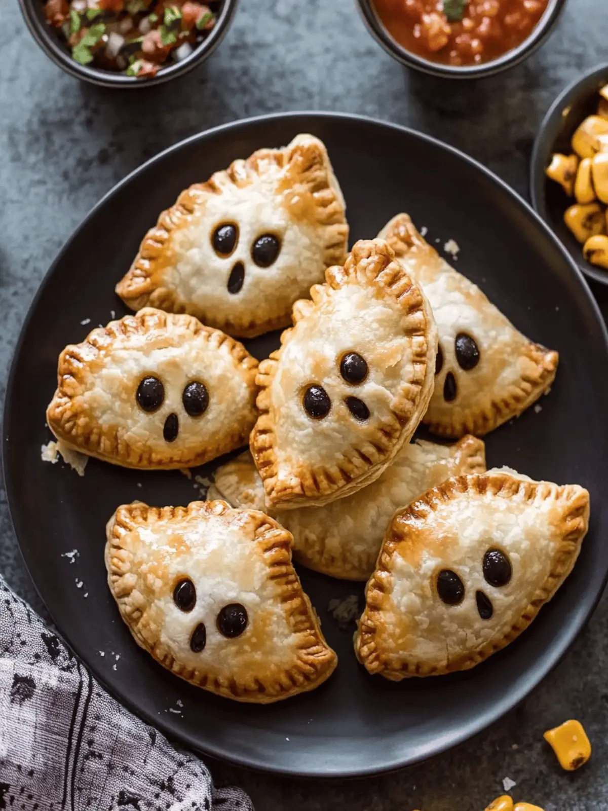 Ghost Taco Hand Pies: Spooky Savory Treats for Halloween Fun 4 Ghost Taco Hand Pies
