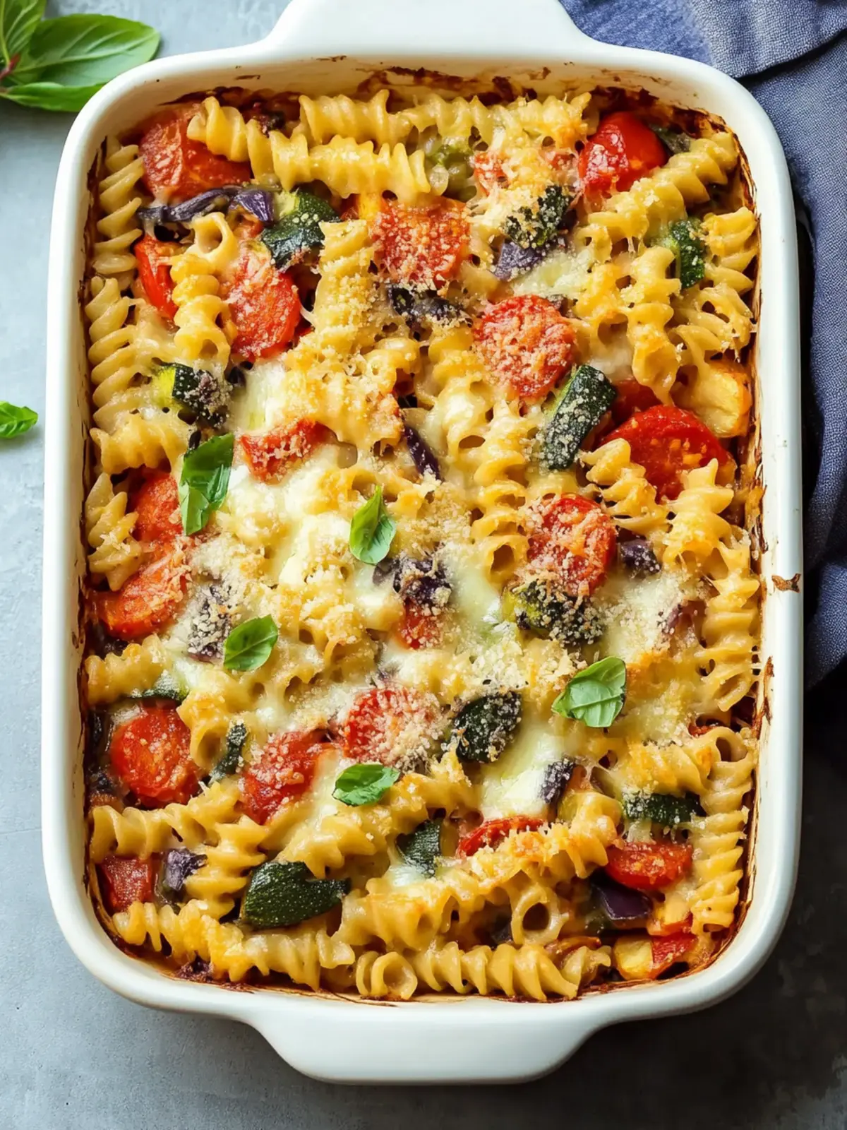 Mediterranean Vegetable Pasta Bake