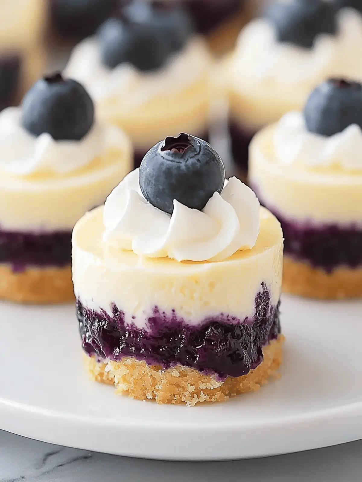 Mini Lemon Blueberry Cheesecakes That Will Brighten Your Summer 3 Mini Lemon Blueberry Cheesecakes