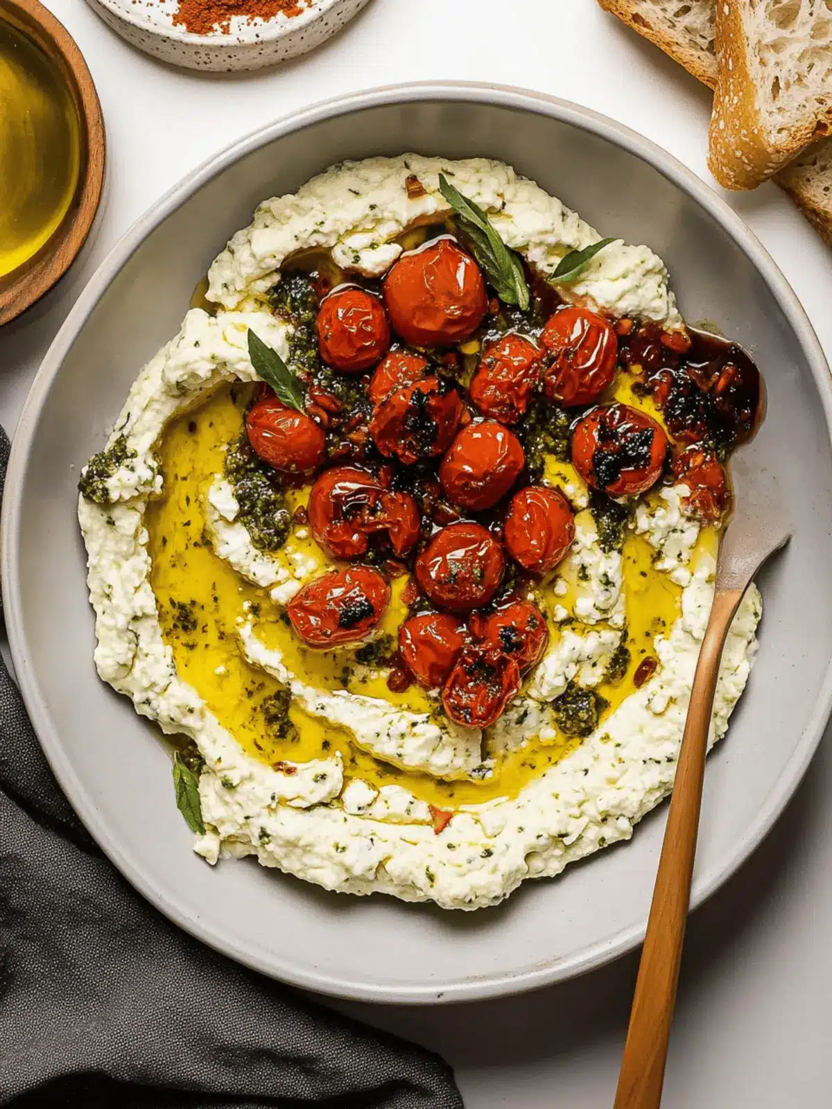 Pesto Whipped Feta Dip: A Creamy Delight for Any Gathering 2 Pesto Whipped Feta Dip