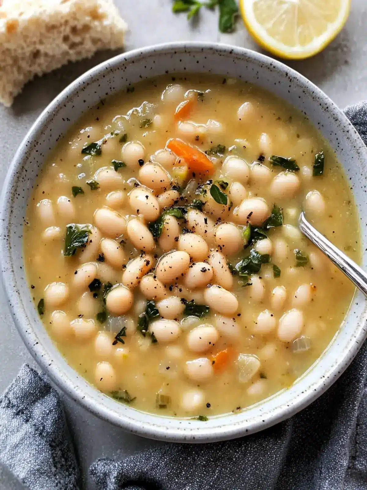 Greek White Bean Soup