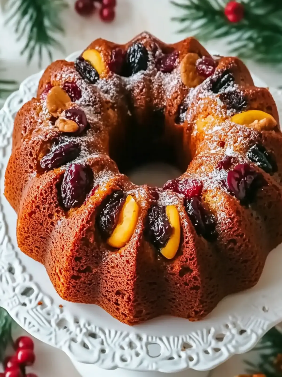 Christmas Fruit Bundt Cake