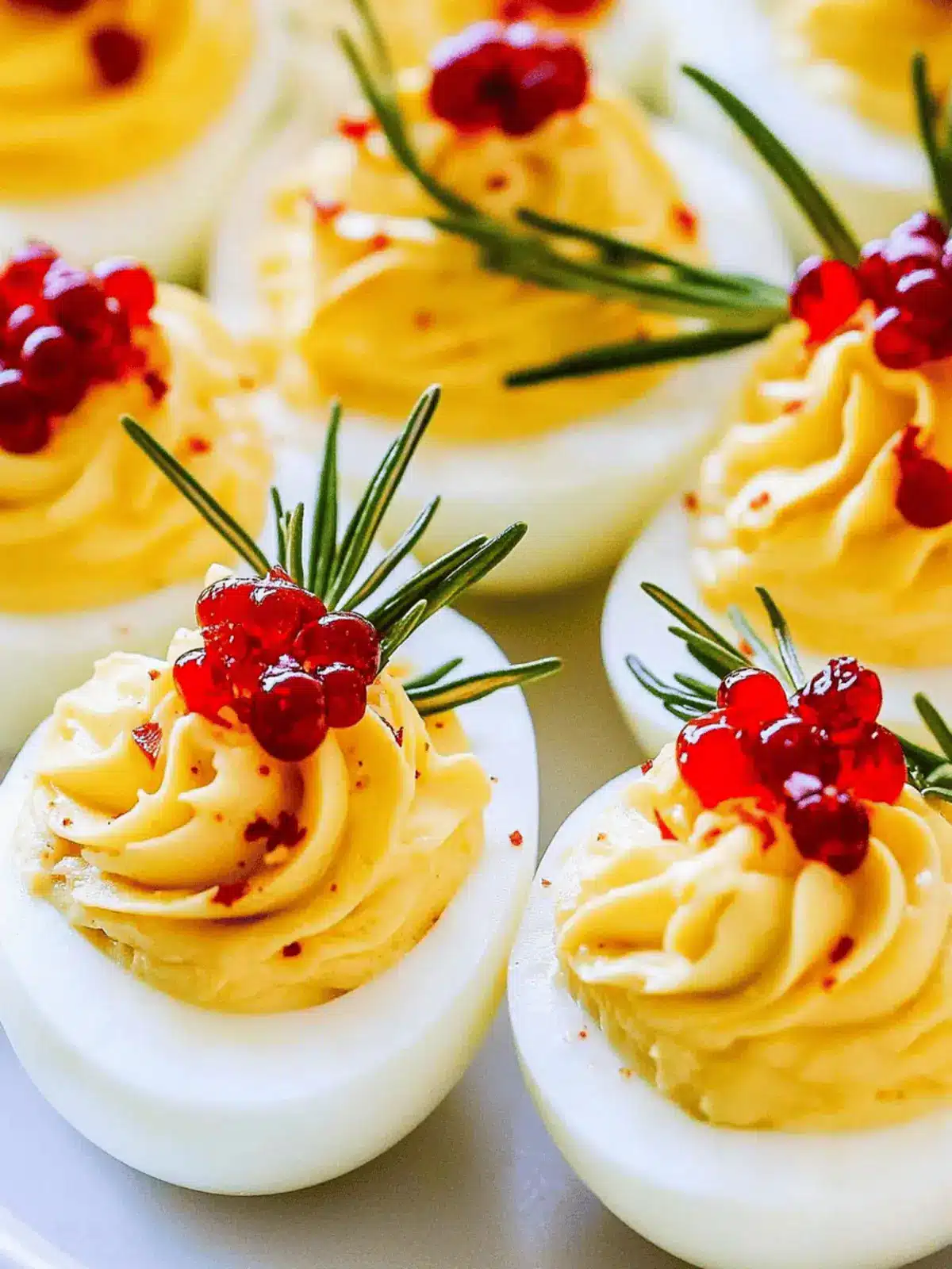 Christmas Deviled Eggs
