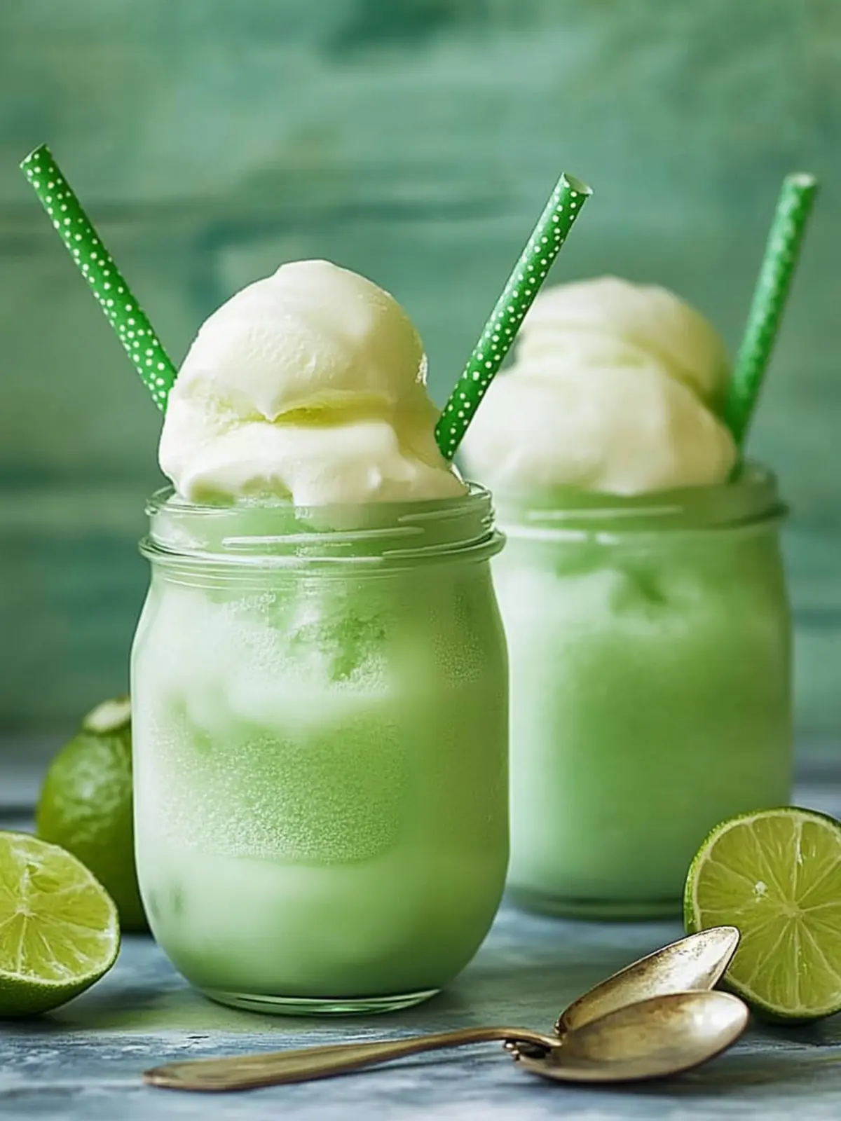 Zesty Lime Sherbet Floats: Your Cool Summer Treat Adventure 4 Lime Sherbet Floats