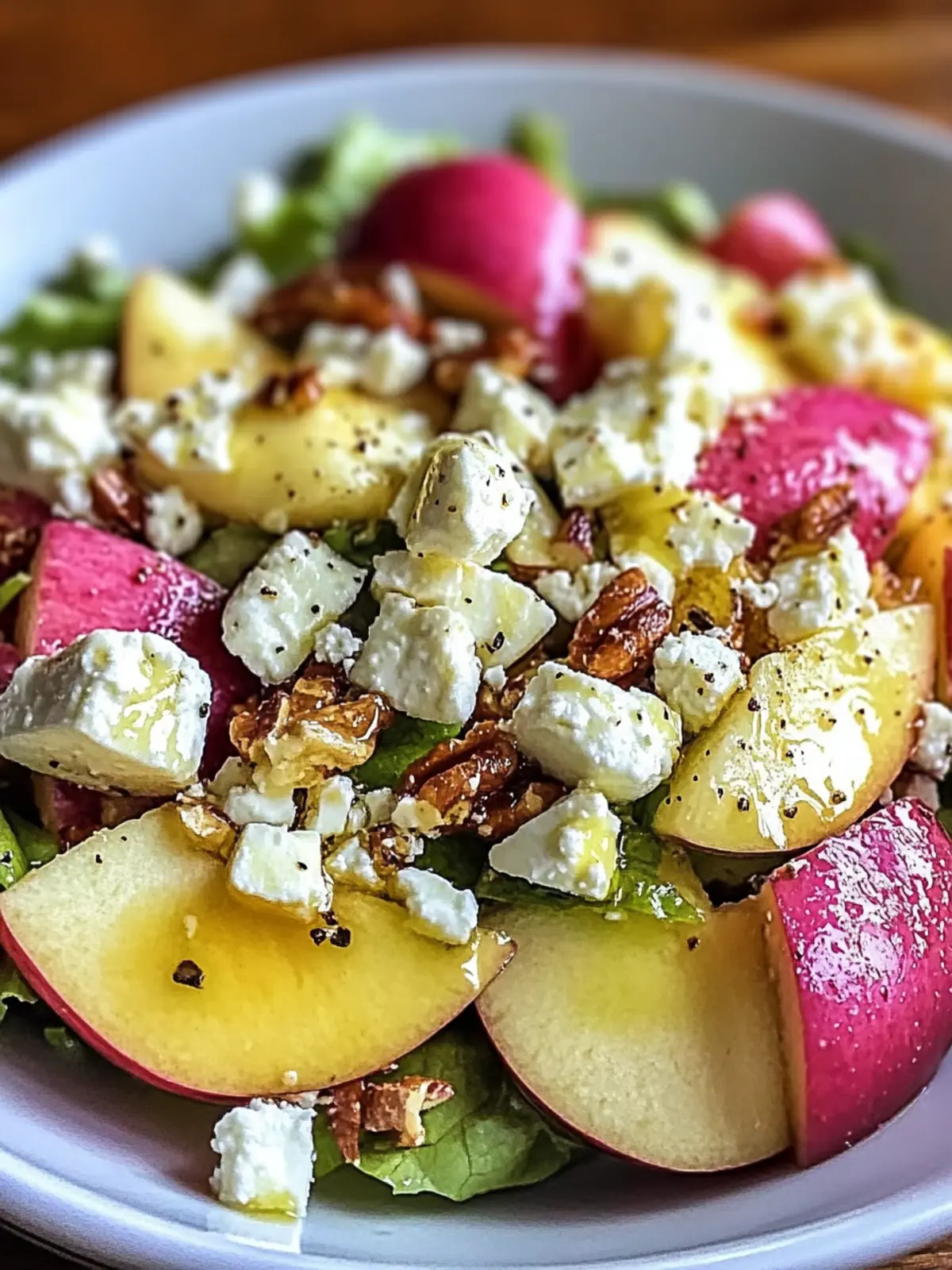 Honeycrisp Apple and Feta Salad