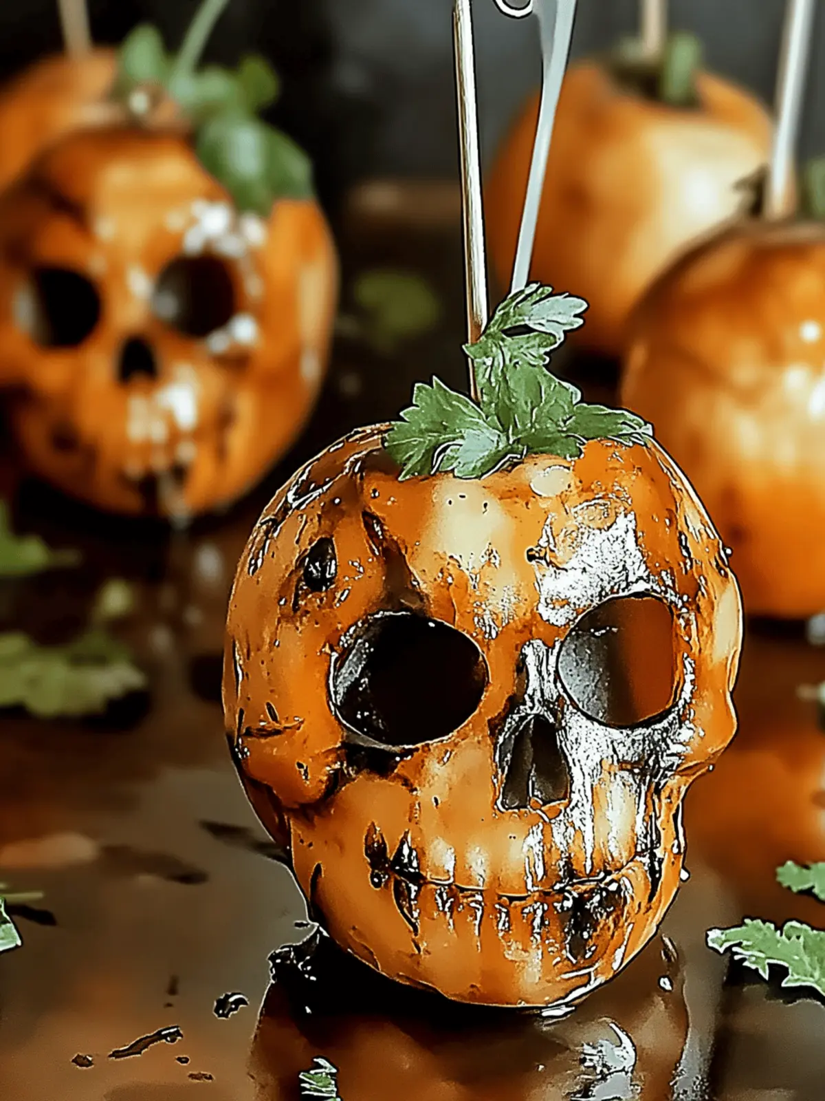 Spooky Skull Potatoes