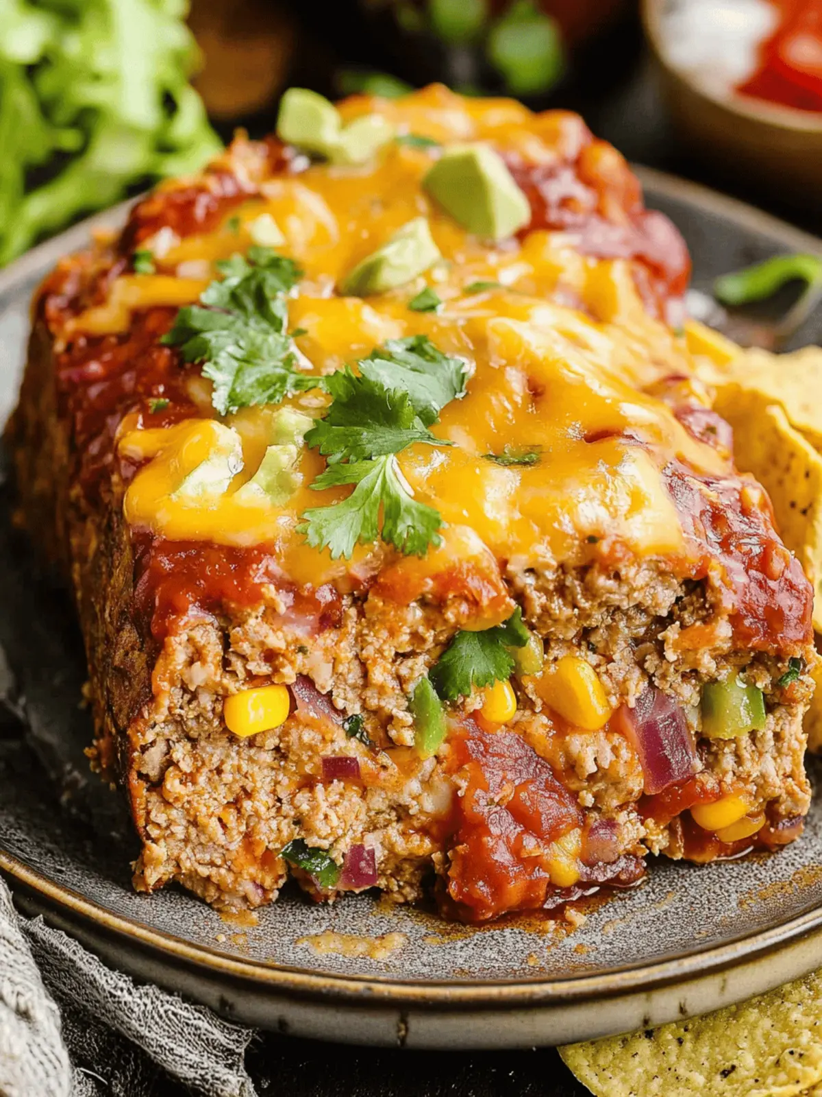 Mexican Taco Meatloaf: A Cheesy Twist Your Family Will Love 2 Mexican Taco Meatloaf