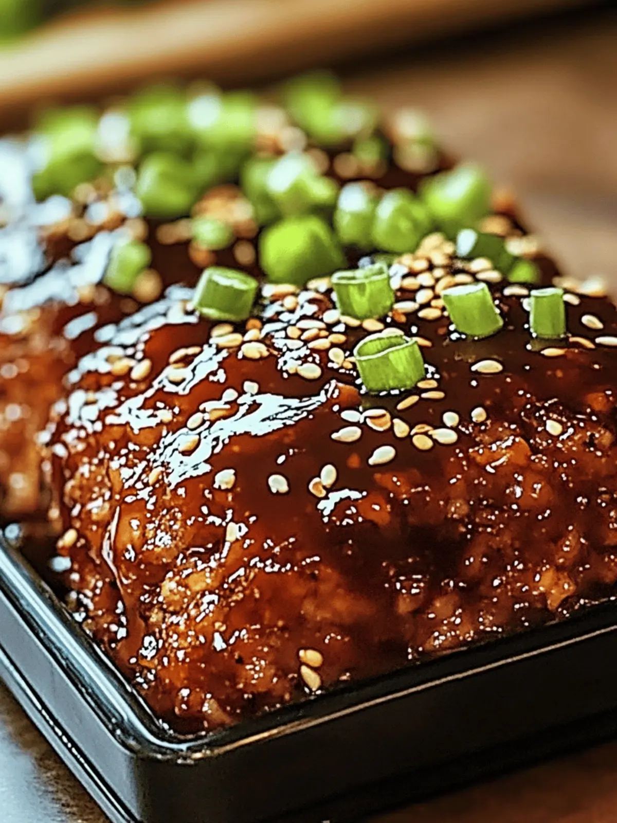 Sweet & Spicy Korean BBQ Meatloaf: Comfort with a Kick 3 Sweet & Spicy Korean BBQ Meatloaf