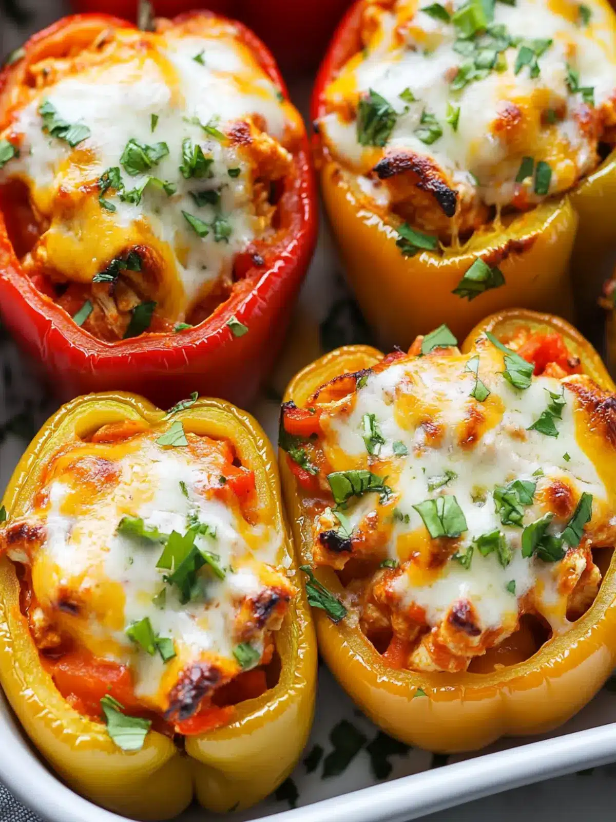 Buffalo Chicken Stuffed Peppers That Everyone Will Love 3 Buffalo Chicken Stuffed Peppers
