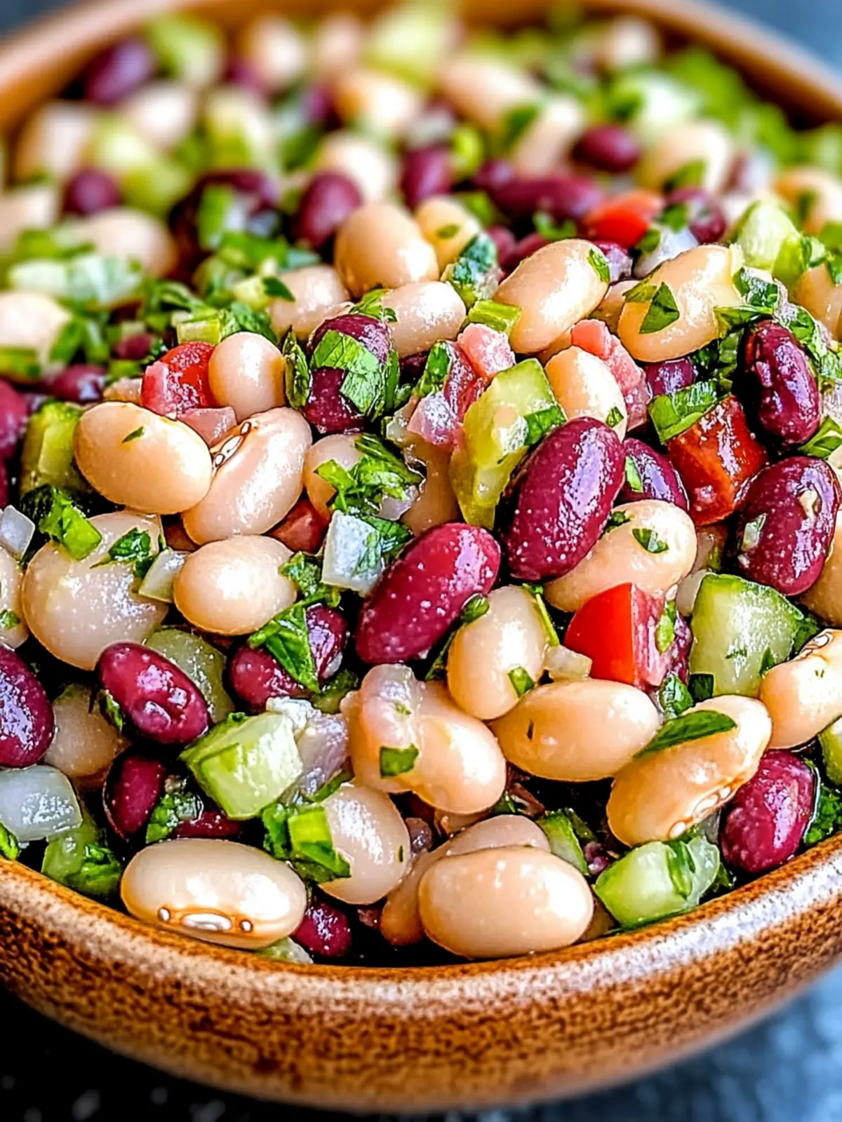 Colorful 3 Bean Salad: A Zesty Side for Every Occasion 3 Colorful 3 Bean Salad