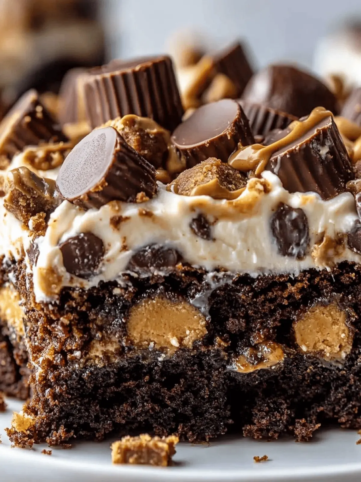 Peanut Butter Cup Dump Cake: A Gooey Chocolate Dream 3 Peanut Butter Cup Dump Cake