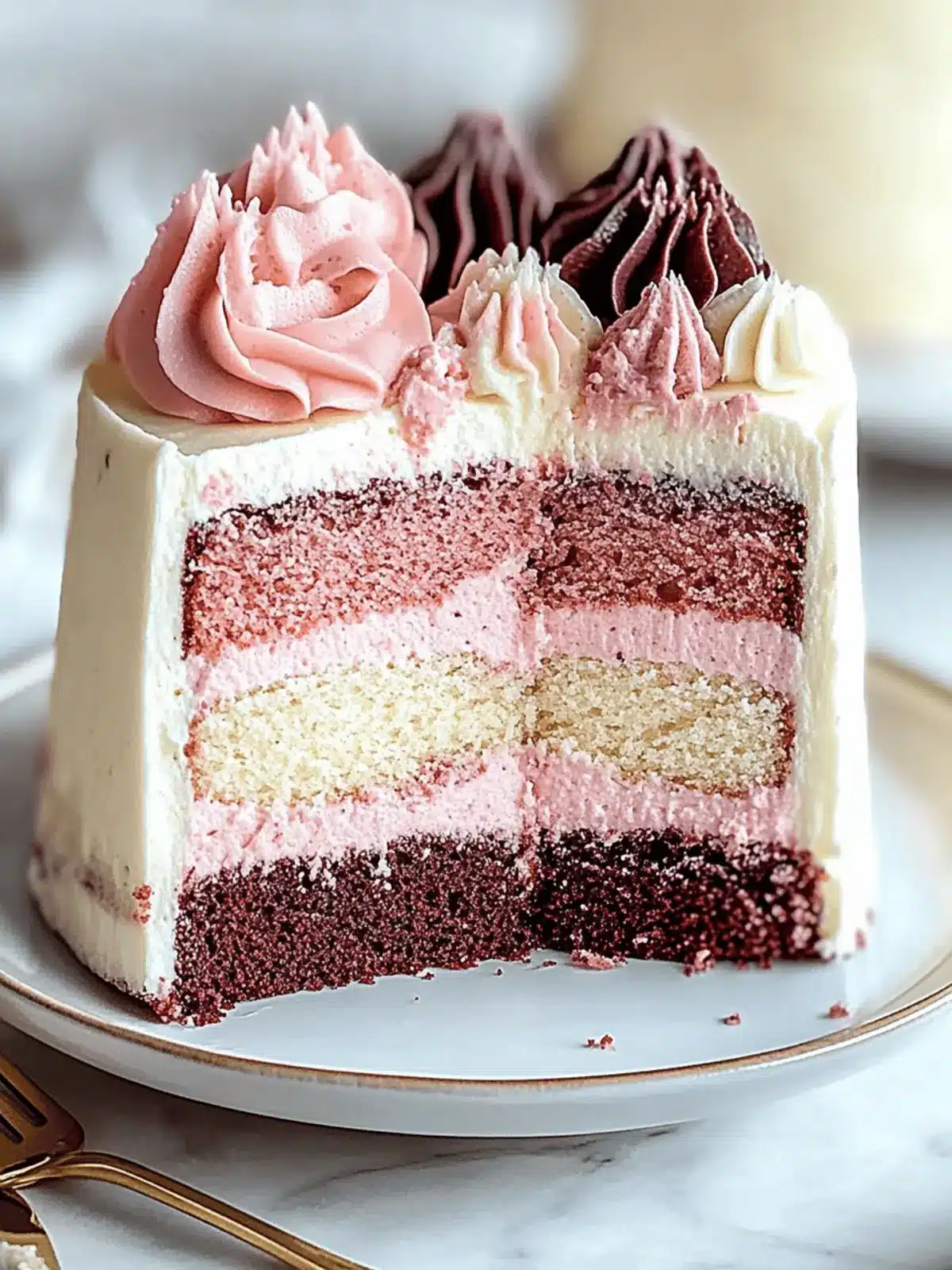 Neapolitan Cake: Three Layers of Pure Delight Awaits You 4 Neapolitan Cake: Three Layers of Pure Delight Awaits You