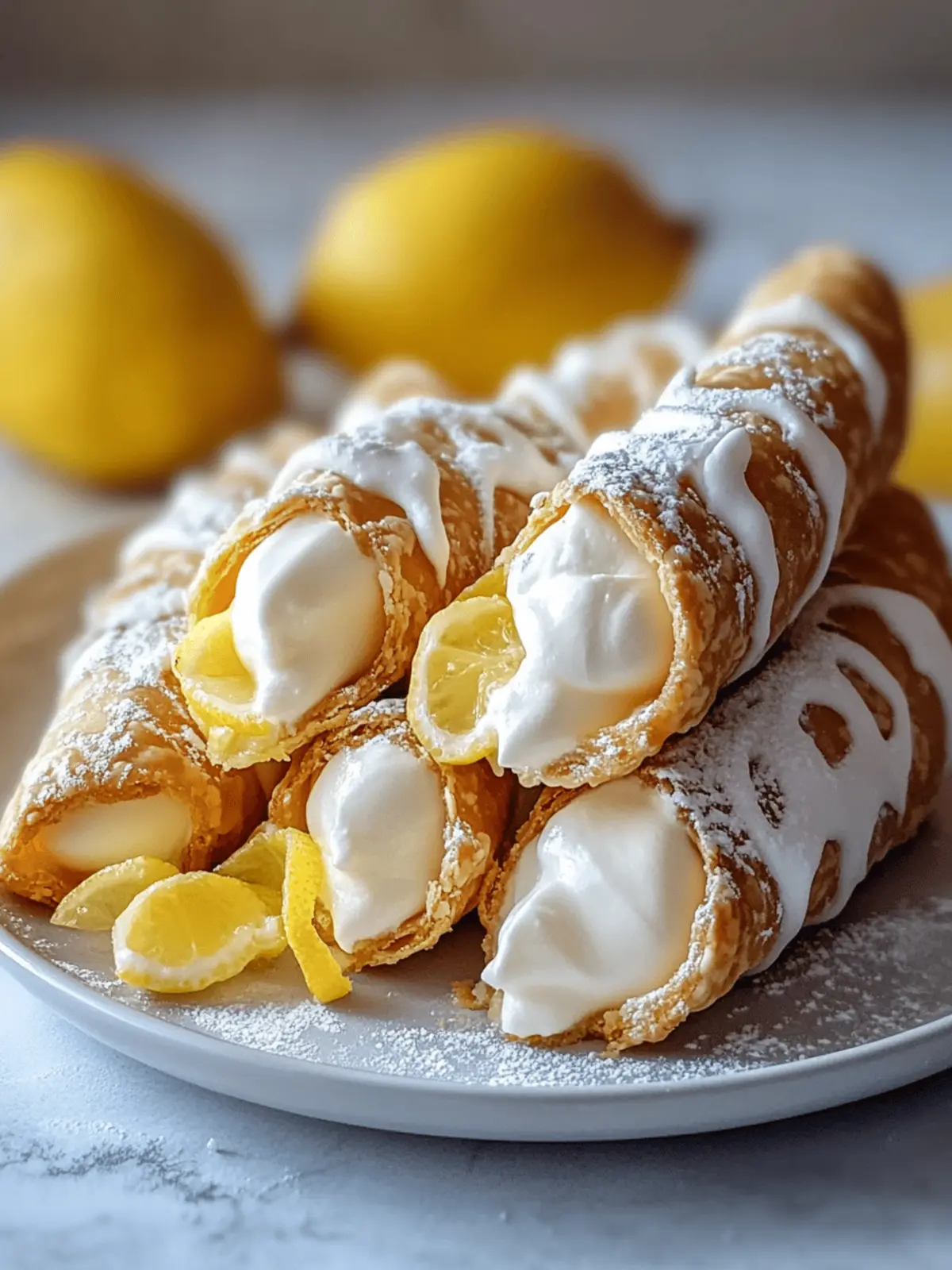 Zesty Lemon Meringue Pie Cannoli: A Refreshing Summer Treat 3 Zesty Lemon Meringue Pie Cannoli