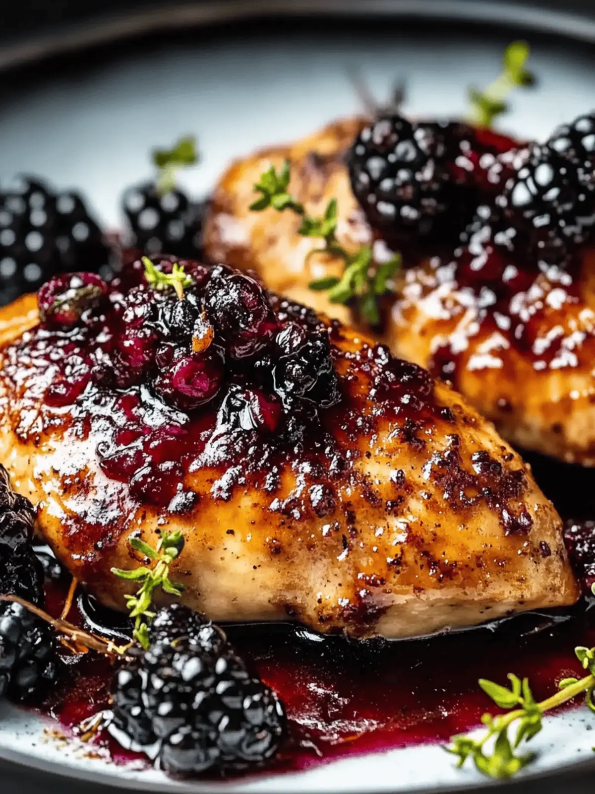 Bourbon Blackberry Chicken: A Sweet Twist on Comfort Food 4 Bourbon Blackberry Chicken