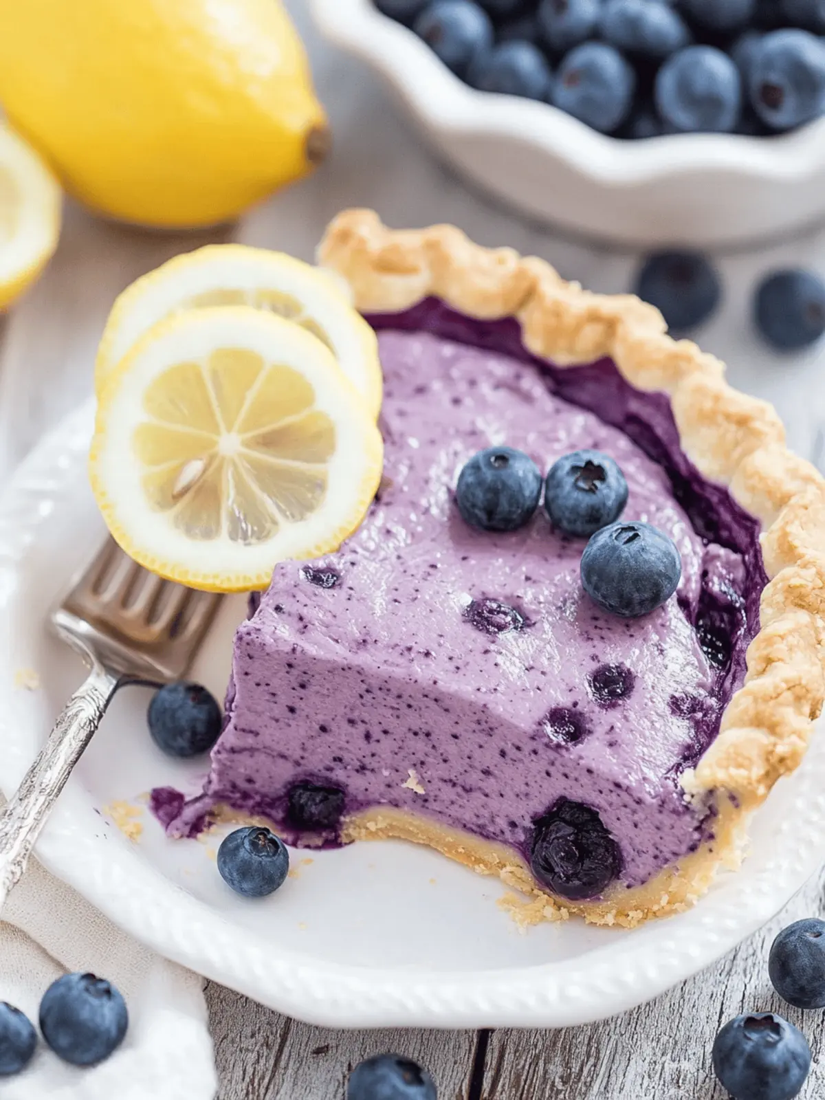 Lemon Blueberry Pie