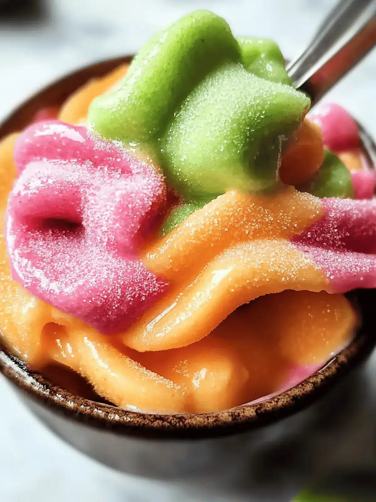 Homemade Rainbow Sherbet: Your Colorful Summer Bliss 4 Homemade Rainbow Sherbet