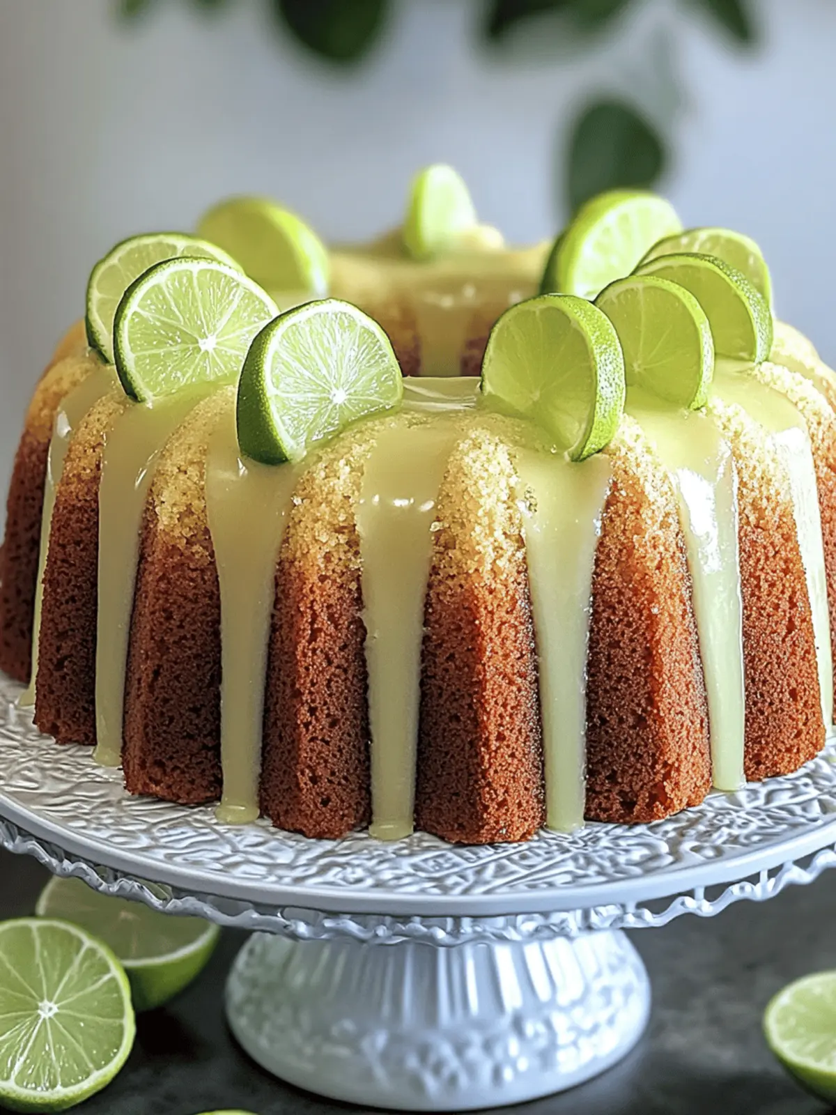 Tangy Key Lime Pound Cake