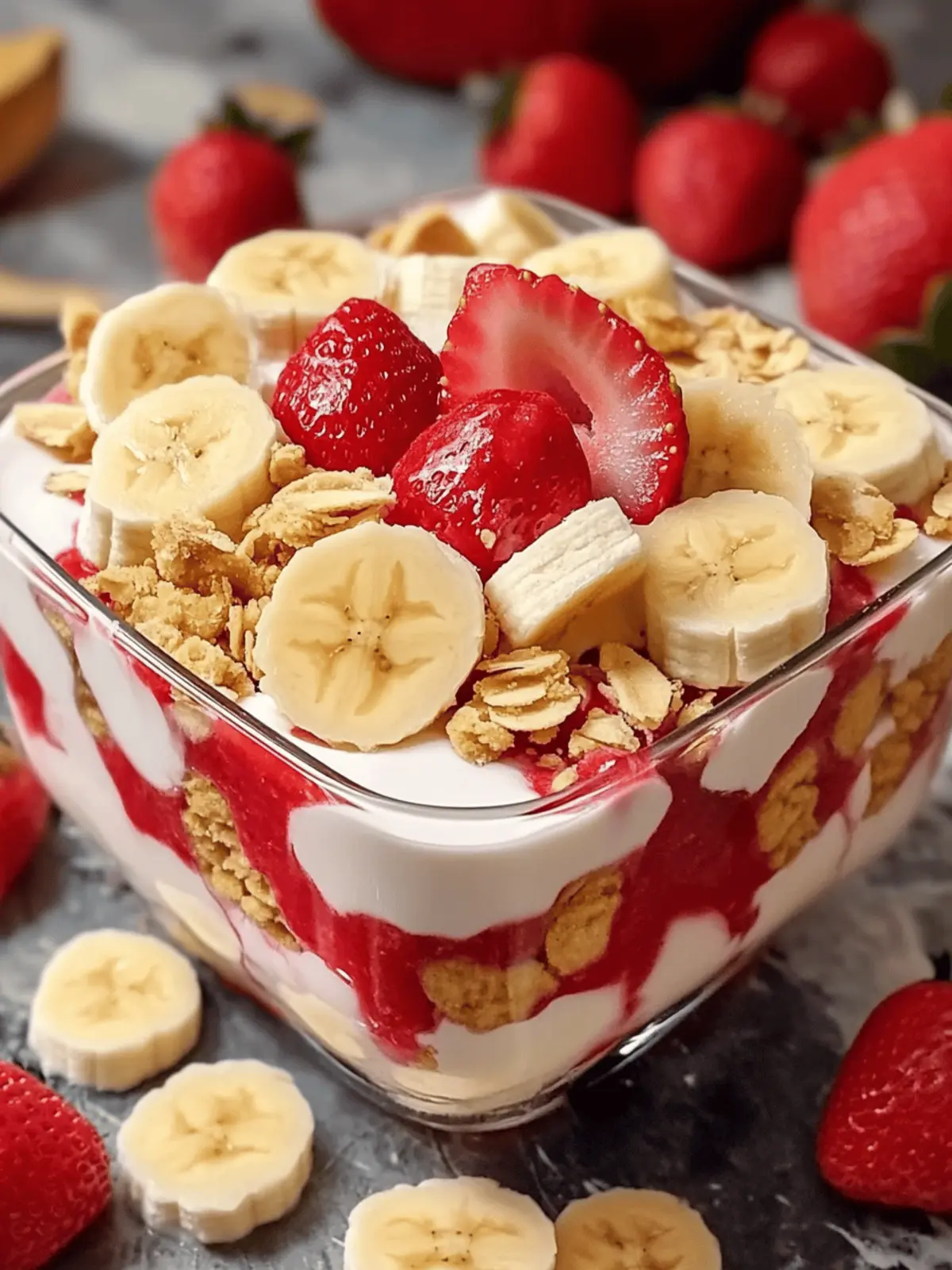 Strawberry Banana Pudding Dream Your No-Bake Sweet Escape 2 Strawberry Banana Pudding Dream