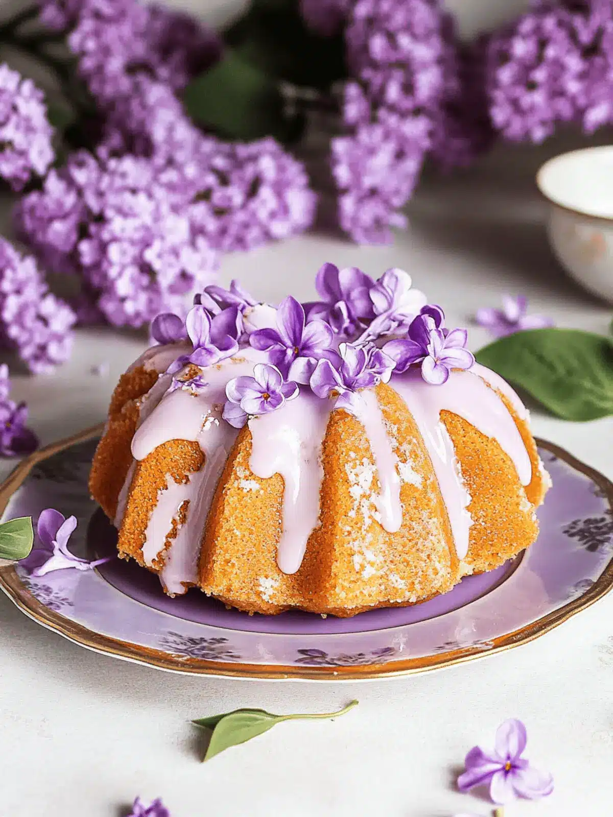 Lilac Bundt Cakes: A Delightful Floral Dessert Adventure 3 Lilac Bundt Cakes