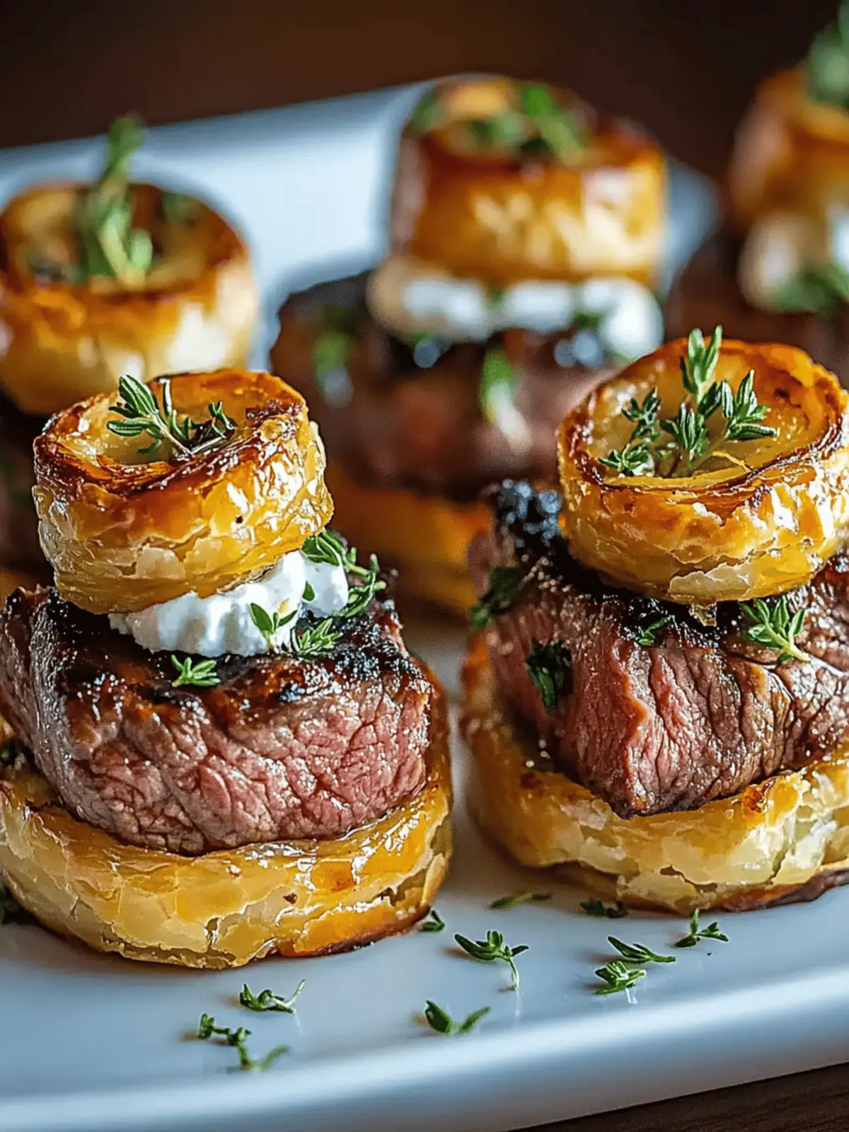 Mini Beef Wellington Bites