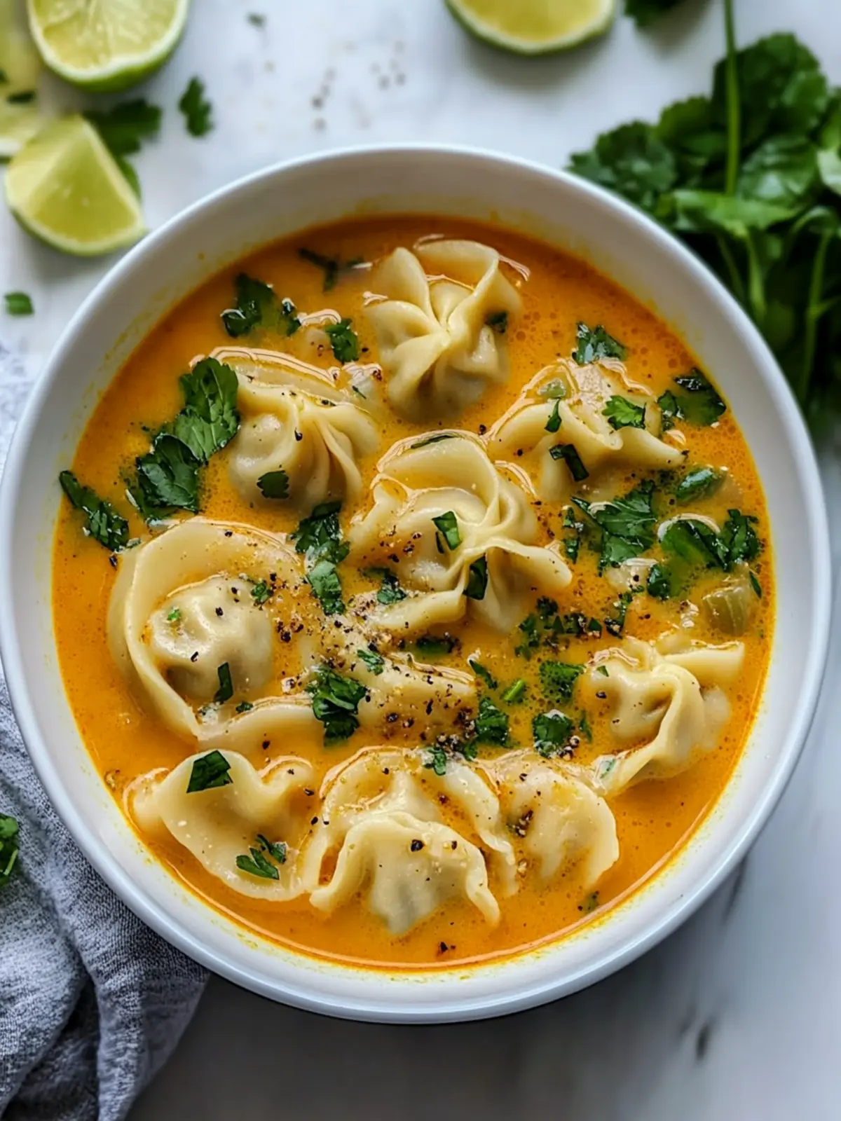 Curry Dumpling Soup