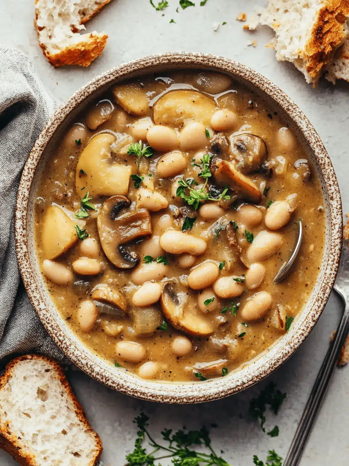 Comforting White Bean Mushroom Stew for Heartwarming Nights 2 Comforting White Bean Mushroom Stew for Heartwarming Nights