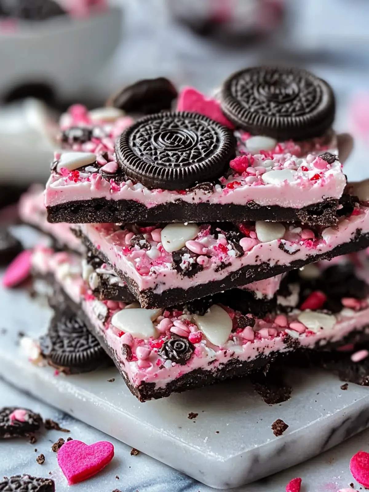 Irresistible Valentine's Day Oreo Cookie Bark in 30 Minutes 4 Valentine s Day Oreo Cookie Bark