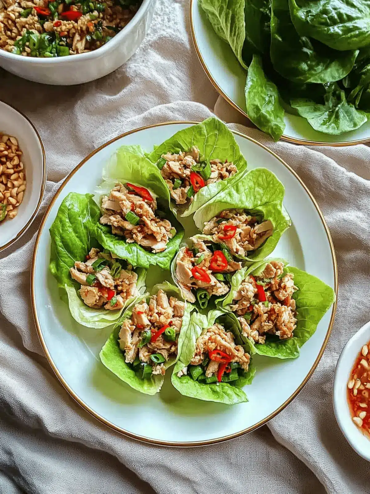 Quick & Zesty Vietnamese Chicken Lettuce Wraps You ll Love 4 Vietnamese Chicken Lettuce Wraps