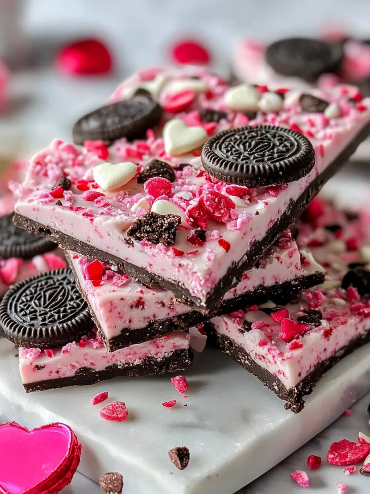 Irresistible Valentine's Day Oreo Cookie Bark in 30 Minutes 3 Valentine s Day Oreo Cookie Bark