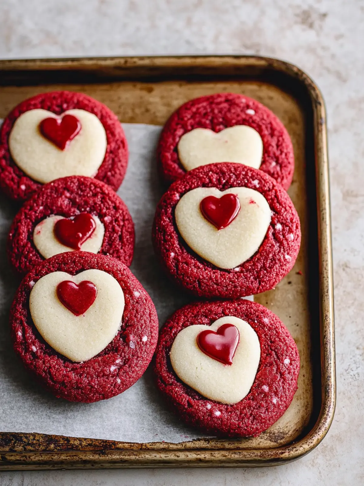 Red Velvet Sugar Cookies with White Chocolate Bliss 2 Red Velvet Sugar Cookies