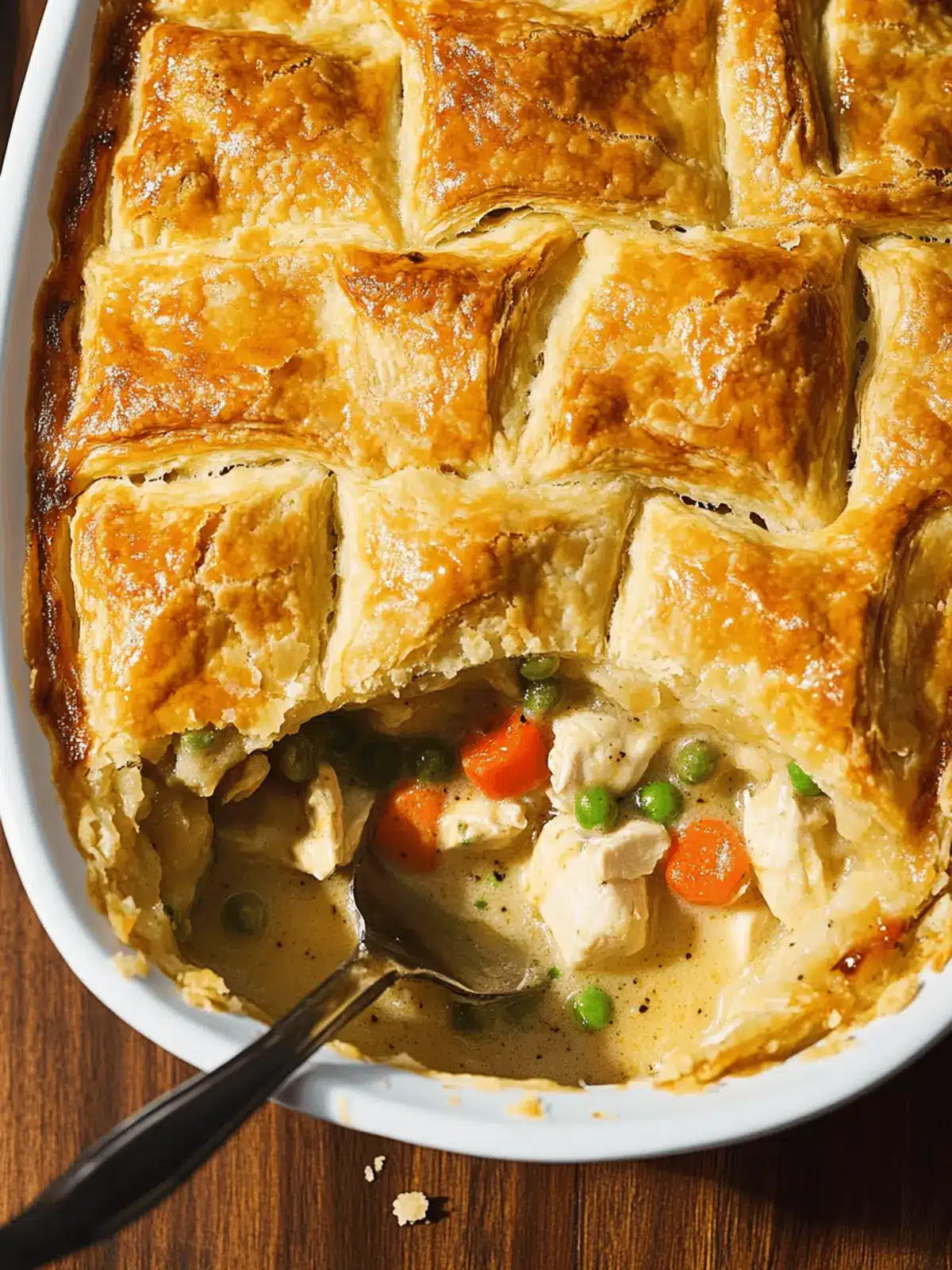 Savory Chicken Pot Pie with Flakey Biscuit Crust Delight 2 Chicken Pot Pie with Flakey Biscuit Crust