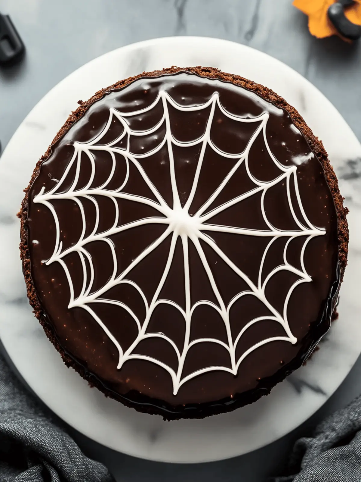 Spiderweb Chocolate Cake That ll Wow Your Guests Today 4 Spiderweb Chocolate Cake