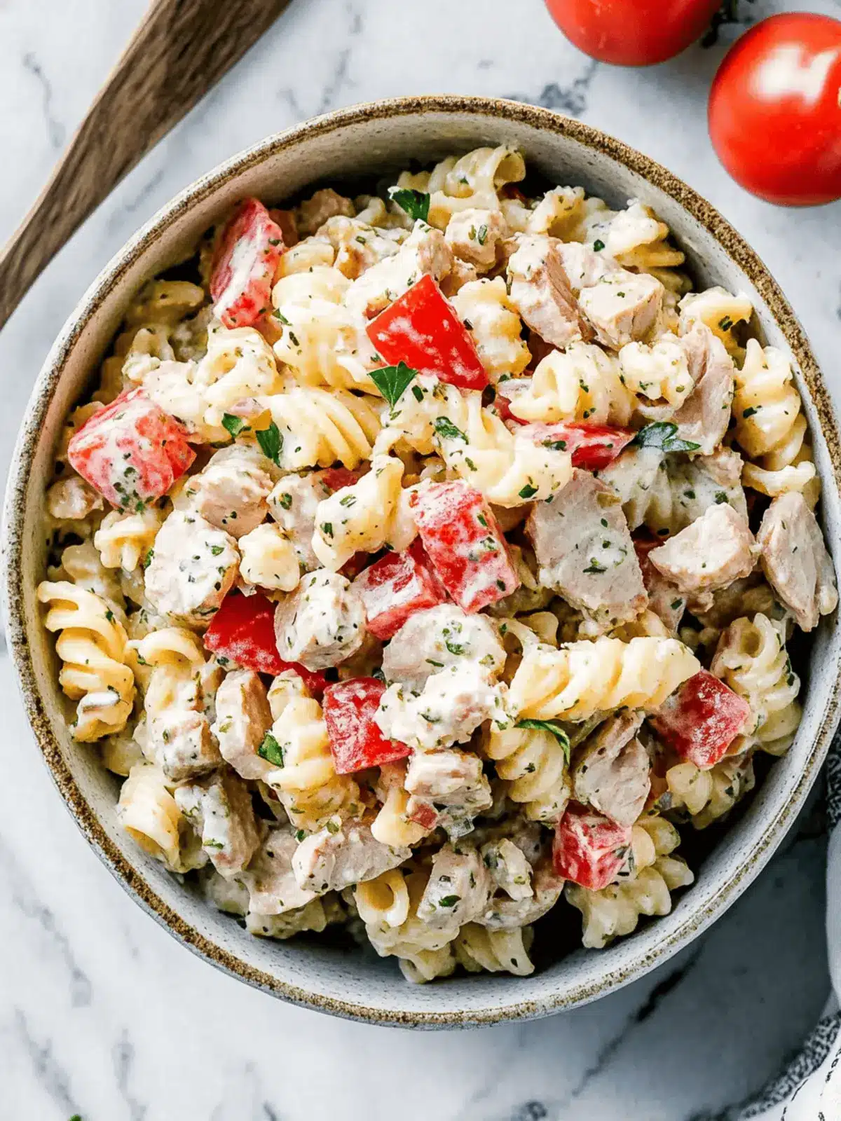 Tuna Pasta Salad: Creamy, No-Mayo Bliss for a Light Meal 3 Tuna Pasta Salad