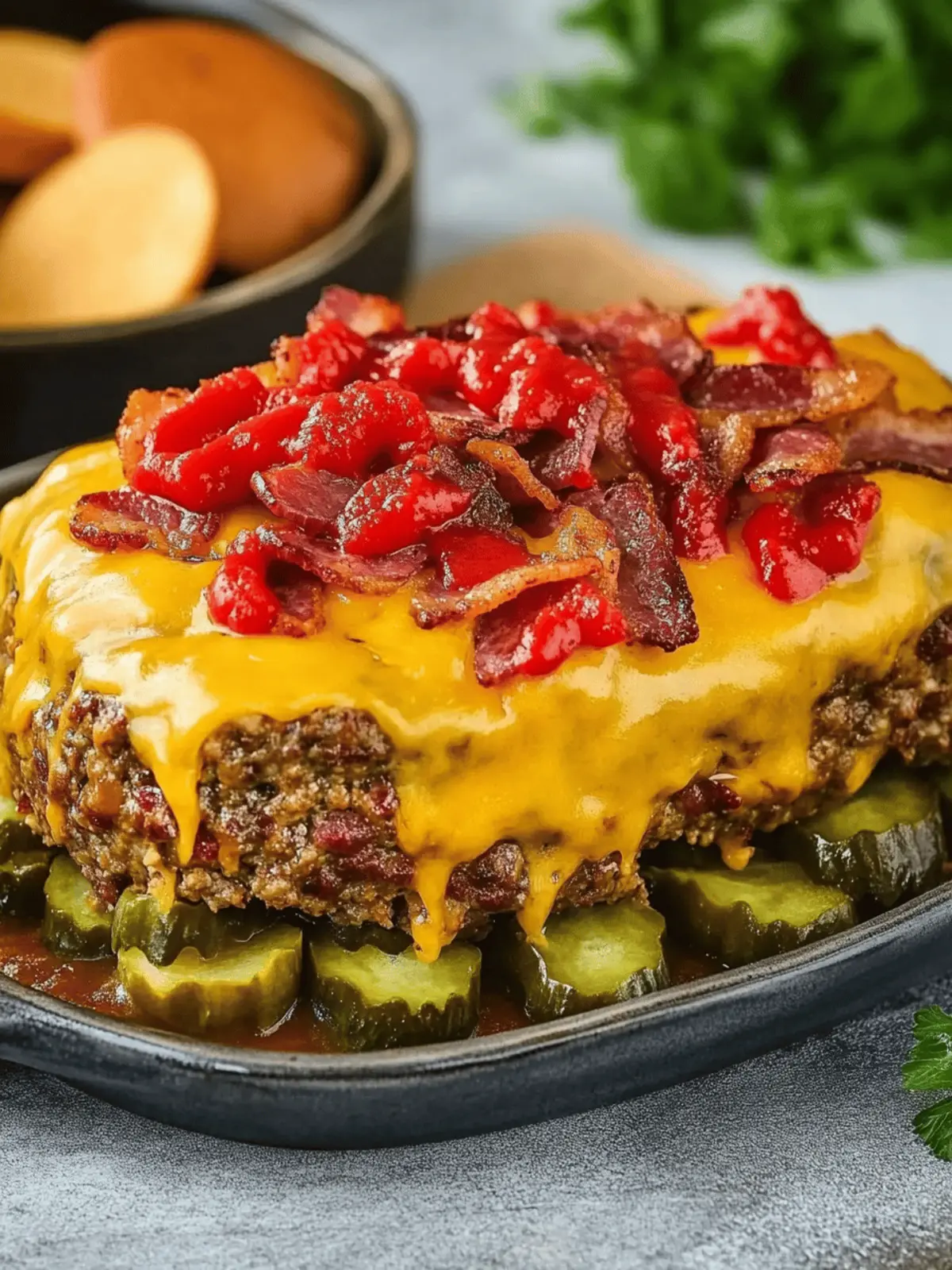 Bacon Cheeseburger Meatloaf: Your New Comfort Food Obsession 4 Bacon Cheeseburger Meatloaf
