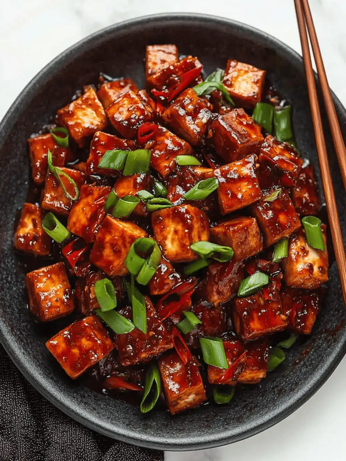 Crispy Szechuan Tofu