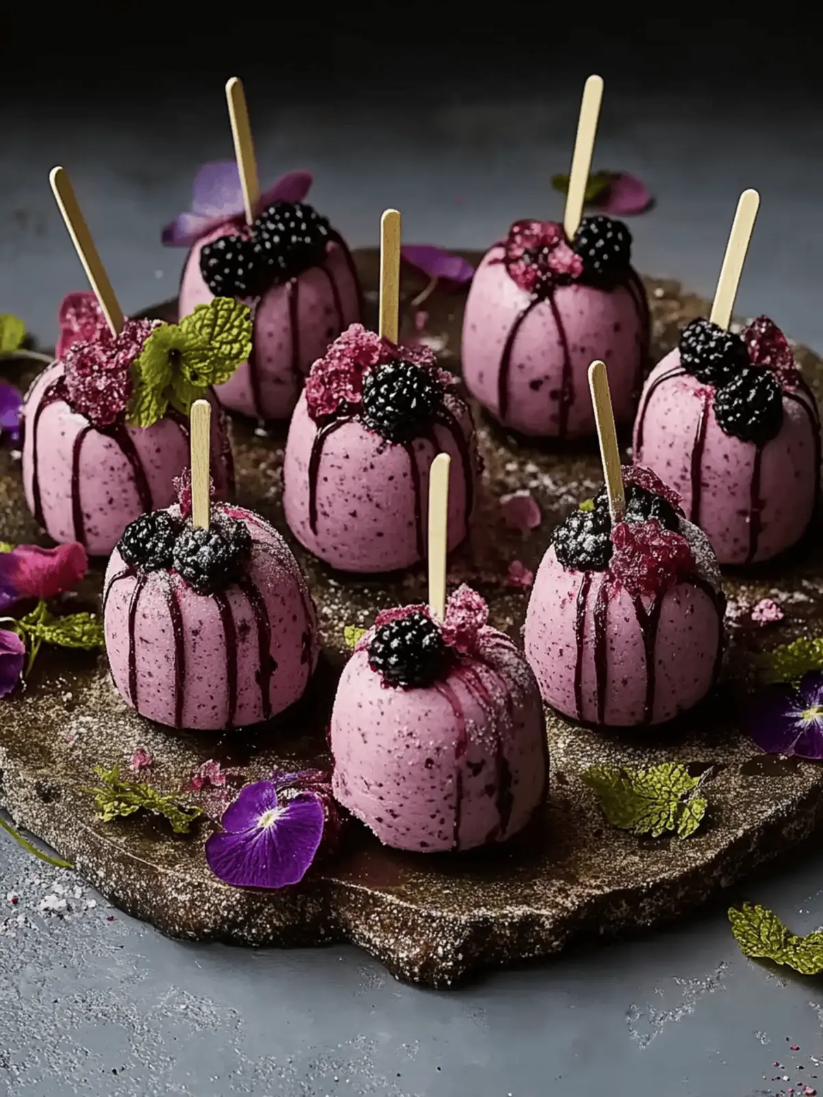 Forest Blackberry Cheesecake Pops: A Magical Treat Awaits 3 Forest Blackberry Cheesecake Pops: A Magical Treat Awaits