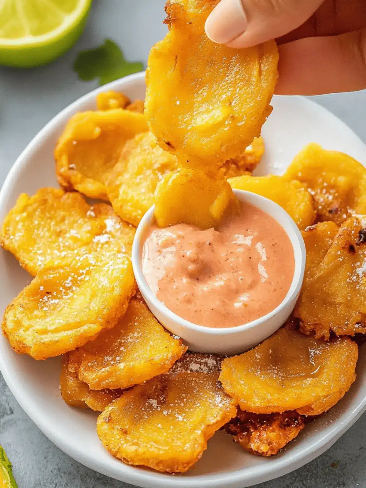 Crispy Tostones Recipe with Irresistible Mayo-Ketchup Dip 4 Crispy Tostones Recipe with Irresistible Mayo-Ketchup Dip