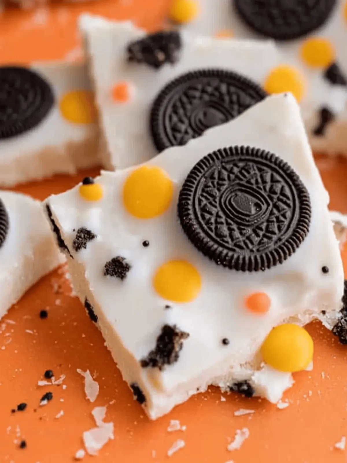 Delicious White Chocolate Halloween Oreo Bark You ll Love 4 White Chocolate Halloween Oreo Bark