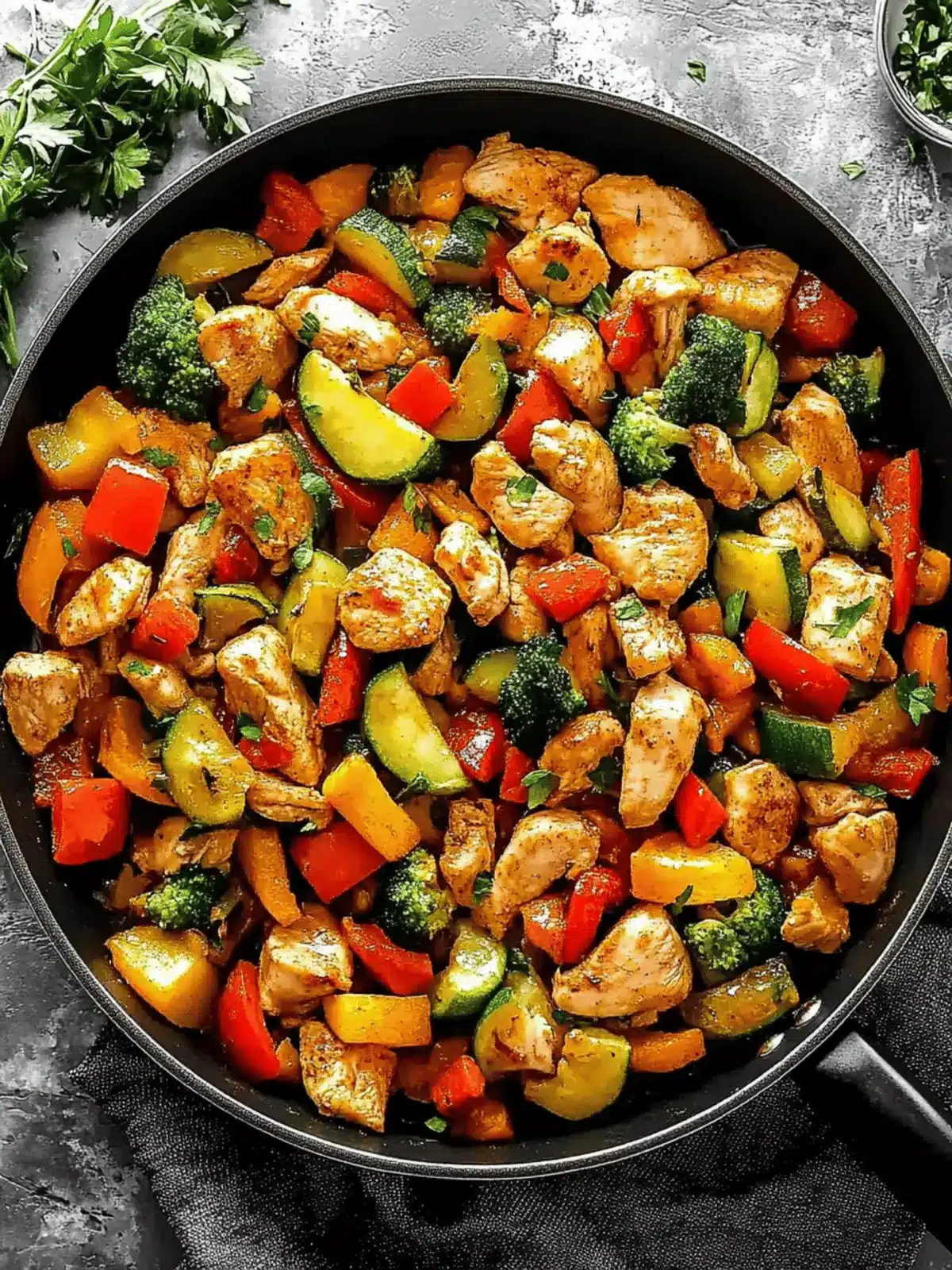 Savory Chicken and Vegetables Skillet for Busy Weeknights 2 Chicken and Vegetables Skillet