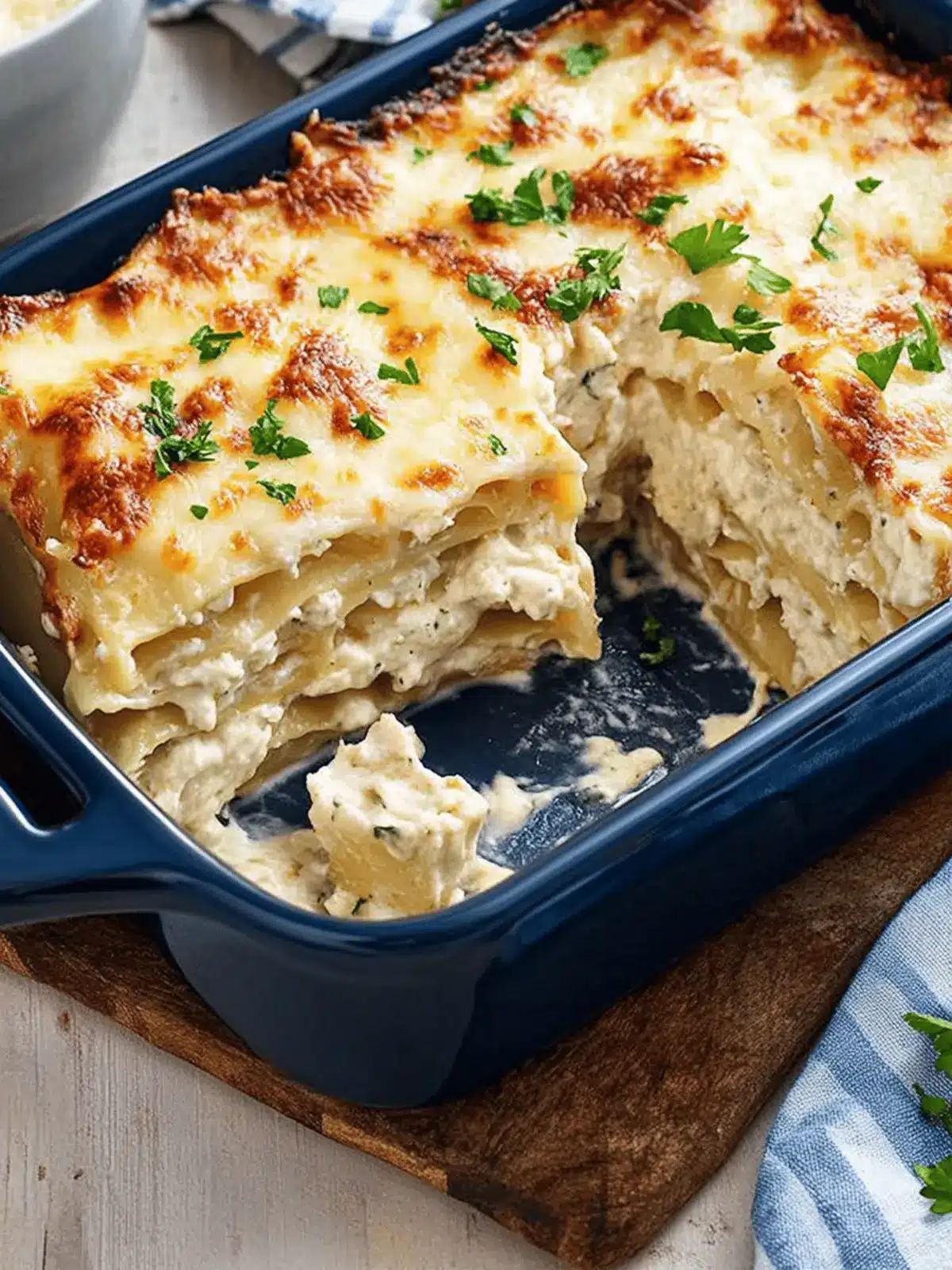 Chicken Alfredo Lasagna