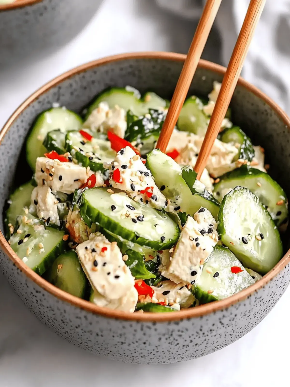 California Roll Cucumber Salad: Light, Fresh, and Delicious! 4 California Roll Cucumber Salad: Light, Fresh, and Delicious!